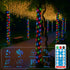 66FT 200 8 ANJAYLIA LED Solar Rope Lights Outdoor Waterproof, Solar Powered Rope String Light with Mode & Timer Remote