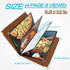 2-Pack 8.5 11 4 8 Restaurant Menu Covers x - Menu Holder Page View, Menu Book Menu Sleeves for Restaurant, Bar, Caf