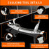 Stainless Steel Caulking Tool Kit, 4 in 1 Grout Removal Tool for Kitchen, Bathroom, Floor Sealant