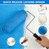 36PCS 4-Section 9''& 4''Roller SOUTHGATE Paint Roller Kit with Pole, Trays, Heavy-Duty Frames, Microfiber Paint