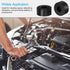 uxcell 16pcs Rubber Spacers, 20mm OD x 8mm ID x 10mm Height Round Anti Vibration Spacer for Home Car Accessories