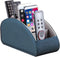 Remote Control Holder, Leather 5 Rooms Desk Organizer for Living Room, Bedside Table Remotes Caddy for TV Controllers