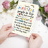 HCIU6YGQ Heartfelt Encouragement Card for Friend, Brother, Sister, Thank You Appreciation Cards for Teacher, Docter