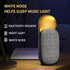 Gemmac 3 1 in Night Light + Bluetooth Speaker + White Noise Sound Machine, Multifunctional Baby Sound Machine