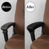 guduling 2-Pack Desk Chair Arm Covers,Black Office Chair Arm Rest Cover,Stretchable & Removable Universal Arms Rest