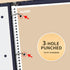 SUNEE 4 Pack Spiral Notebooks, College Ruled, 1-Subject, 8 x 10-1/2 inch, 70 Sheets per Notebook for School