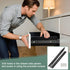 15 1.5 Inch 2Pcs PATIKIL x Drawer Slides, Steel Full Extension Ball Bearing Side Mounted Rails with Mounting Screws