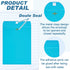 Geyee 100 Pcs Clasp Envelopes, Manilla Gummed Mailing Envelopes for Storing or Mailing, Lake Blue, 9 x 12 Inch