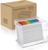 Osco 100 5" 4", Medium Clear Acrylic Index Box, A to Z Divider Tabs, Lined Note Cards, x Ruled Revision Flash Cards