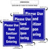 8"x12" Please Use Hand Sanitizer Upon Entering Metal Sign Novelty Notice Display Unique Office Hospital Garage Home