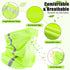 KJX Summer Hardhat Sun Shade, Hard Hat Visor Sun Shade Full Brim with Mesh Cape and Neck Gaiter, Hard Hat Sun Shield