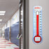 Global Printed Products Fundraising Thermometer Chart Goal Tracker, Dry Erase Wall Mounted Thermometer, Giant Sales