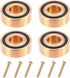 CZMZHFC 4 Pcs Cutting Board Metal Feet with Screws,0.79" H*0.32" W Board Feet