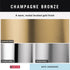 Delta MYN46-CZ Mylan Wall Mount Towel Ring in Champagne Bronze - Bath Hardware Accessory