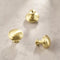 Aoleegatt Modern Minimalist Pure Brass Wardrobe Door Cabinet Handle European American Style Storage