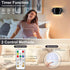 Dimmable, 16 Bulb Lightess Rechargeable Wall Sconces with Remote Control, Cordless Wall Light Battery Operated Black