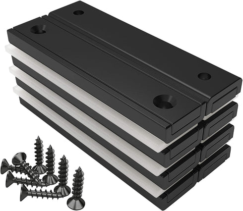 Magnetpro Rectangular Magnets 80 LBS Force Size 2.36" x 0.53" x 0.20"
