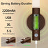 Set 2 2200mAh 3000K WhitePoplar Battery Operated Wall Sconce of - Rechargeable Motion Sensor Night Lights, Wireless