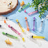 OLYCRAFT 18Pcs 6 Colors 5ML Plastic Measurement Syringe with Cap, Individually Sealed for Scientific Labs