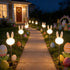 Easter Solar Garden Lights Outdoor, Bunny Shaped Solar Stake Light Waterproof, Easter Decorations, Cute rabbit Lighting