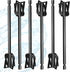 Resin Mixer Epoxy Mixer Paddles, 6 Reusable Multipurpose Bidirectional Paint Stirrer for Drill