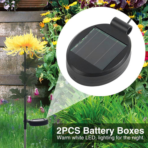 2 Pack Solar Light Replacement Top Part, Panel for Outdoor Hanging Lanterns, Black