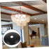 12pcs DOITOOL Ceiling Canopy Plate Decorative Light Fixture Cover for Chandeliers Pendant Lights and Wall Sconces