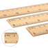 GNIEMCKIN 288 Packs Wooden Rulers, 12 Inch Double Sided Wood School Ruler for Home, Student, Office Use
