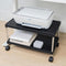 ZBRANDS Under Desk Printer Stand with Storage 24" X 14", Printer Cart, Small