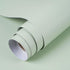 Mecpar Light Green Wallpaper, 15.7" x 118" Green Peel and Stick Contact Paper for Kitchen Countertop and Cabinet