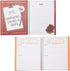 Blank Family Cookbook Recipe Binder - 6.5 x 8.2 in, Hardcover Spiral Bound, 90 Ruled Pages with Memo Pocket