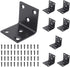 Heavy Duty Stainless Steel Corner Bracket,ULIFESTAR L Shaped Shelf Bracket 90 Degree