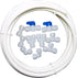 10 pcs Quick Connect Push In Water Purifiers Tube Fittings, 1cm, with 5m White Tubing Hose for RO System