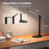 10%-100% Dimmable 5 30-/60-minute CRI90, Desk Lamp with Charger, Stepless & Color Modes Study Lamp, Touch Control
