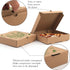 Pizza Boxes - 15 Pack Kraft Corrugated Pizza Takeout Boxes, Food Delivery, Gift Packing, 7.3x7.3x1.6" (Green)