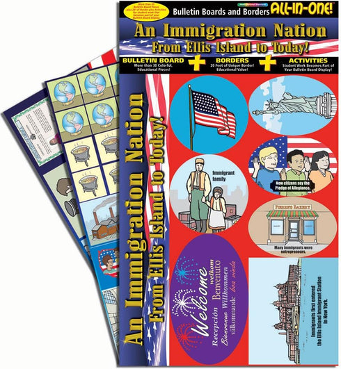 Immigration: From Ellis Island to Today! Bulletin Boards by GALLOPADE