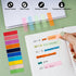 Sticky Tabs, 2400 pcs Book Tabs for Page Markers, Morandi Sticky Note Tabs for Notebooks