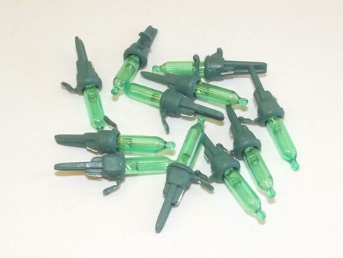 10 LED Green Mini Bulb Christmas Light Bulbs Replacement Indoor Outdoor