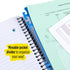 Five Star Advance Spiral Notebook, 1 Subject, College Ruled Paper, 100 Sheets, 11 x 8-1/2 inches, Green