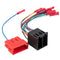 RED WOLF Car ISO Radio Wiring Harness w/Connector Butt for Select 2008-2010