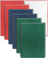 GINMLYDA 6 Pack Small Spiral Notebook A5, 8.25x5.5”, 120 Lined Pages Wide Ruled Bulk Blank Kraft Cover Journal