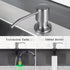 -16oz Countertop 4 Inch 47 Inch Styever Soap Dispenser for Kitchen Sink with Pump Bottle Built in Dish soap Dispenser
