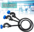 2 Set Lab Stand Support, Retort Ring Set, 6PCS Laboratory Clamp Ring 60mm 80mm 100mm