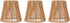 E14 E14 Aramox Handwoven Lampshades, Paper Rope Material, ClipOn Small Lamp Shades for Pendant Lights, Chandeliers