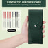 5pcs Mini Diamond Needle Files and 5pcs Mini Steel Needle Files in Synthetic Leather Case for Precision Sanding