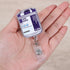 Funny Nurse Badge Reel Buddy, Work ID Badge Holder with Retractable Clip, Sani Wipes Cute Medical Badge Clip for RN CNA