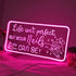 5V 15.75" Planzo NAILS Neon Sign Nails Tech Spa Salon Studio Beauty Business Stores Logo Barber Shops LED Wall Sign