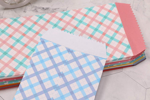 Penta Angel Colored Letter Envelopes, 50Pc, 10 Designs Cute Invitation Gift Note Card Budget Business Envelopes