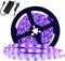 YGS-Tech 60 Watts Super Bright UV Black Light LED Strip, 16.4FT/5M, 300 LEDs, 395nm-405nm, Non-Waterproof with Power