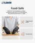 LANON 6 mil Black Nitrile Disposable Gloves, Heavy-Duty, Chemical Resistant, Latex-Free, XL